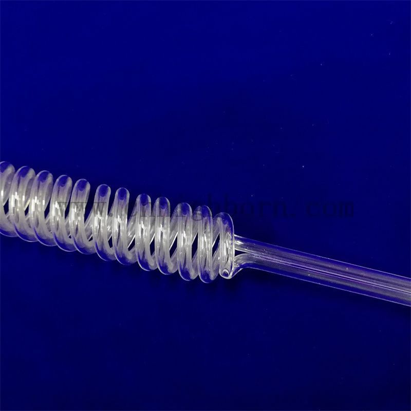 tube de quartz transparent