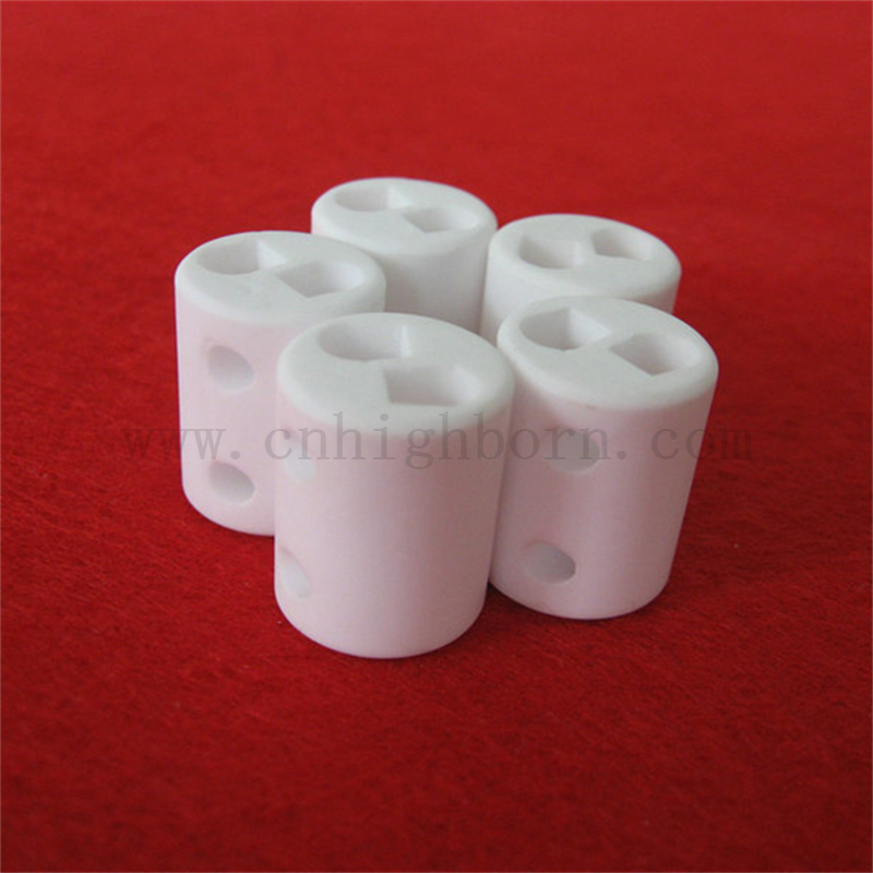 Cylindre d'alumine irrégulier personnalisé AL2O3 TIBE DE SPÉCIAL DE SPÉCIAL