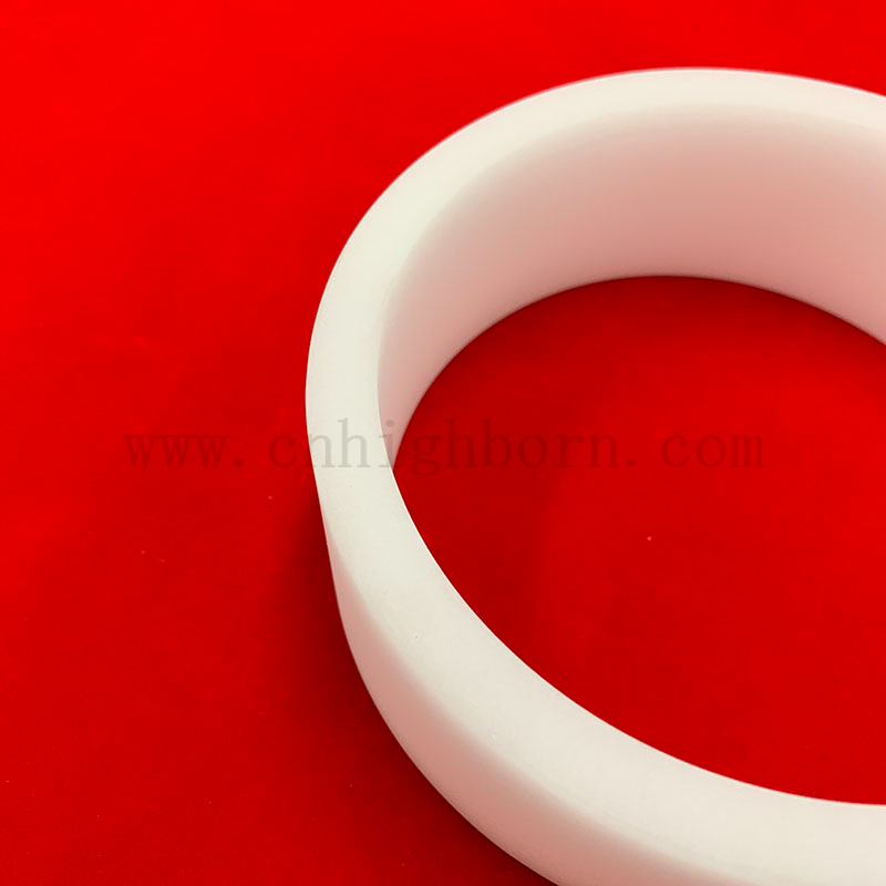 Bouche à vide à tube à tube de silice fusionnée blanche blanc laiteux