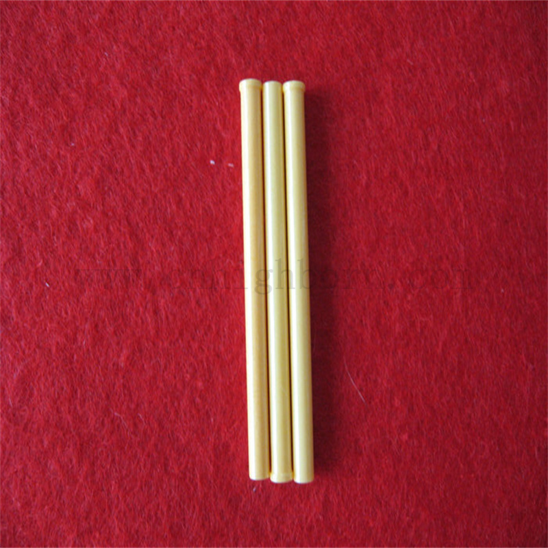 Couleur jaune magnésie partiellement stabilisée Zircone (Mg - PSZ Bar) Bielle isolante en céramique