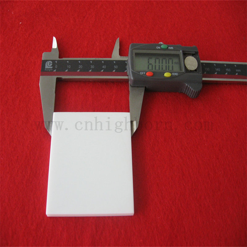 Couleur blanc poli en surface yttria stabiliser la plaque en céramique zircone stabilisée Zirconia