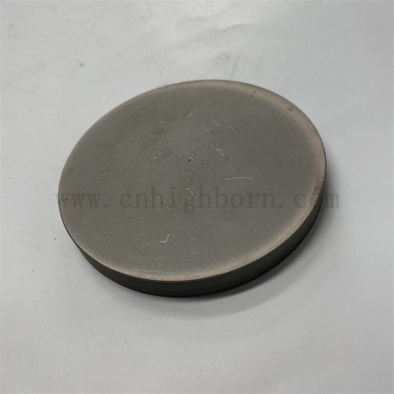 Plaque ronde en céramique de carbure de silicium SIC à haute dureté personnalisée