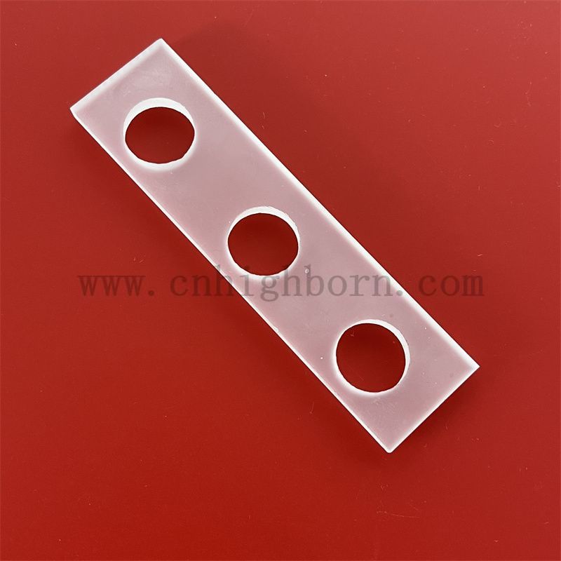 Rectangle de quartz givré rectangle de chaleur