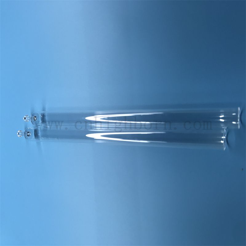 Résistance à la chaleur personnalisée transparent en verre de silice fusionnée transparente