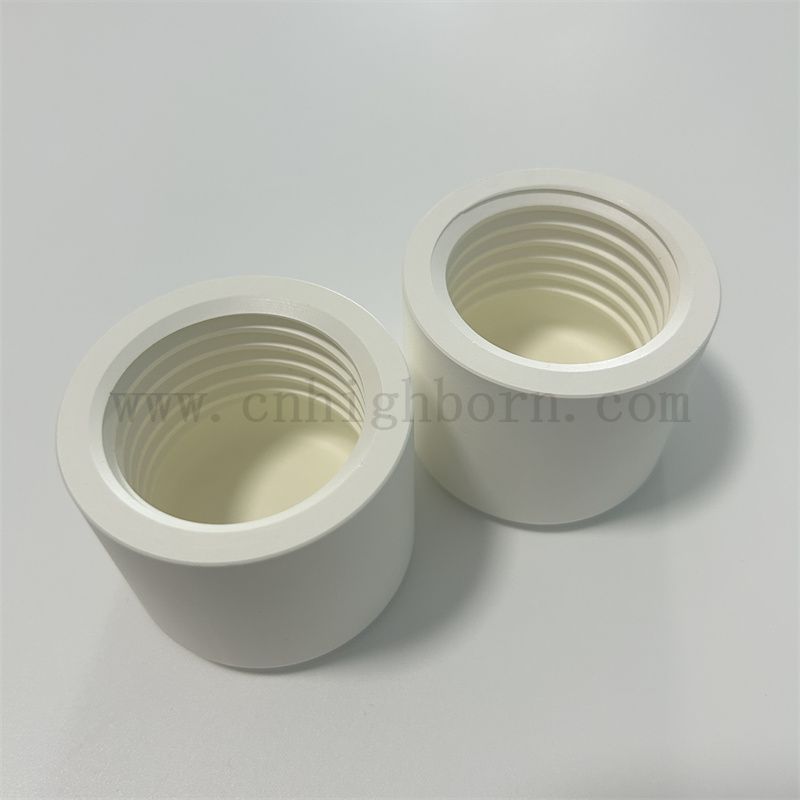 Isolant de bore nitrure de filetage de paroi intérieure partie haute conductivité thermique BN partie céramique