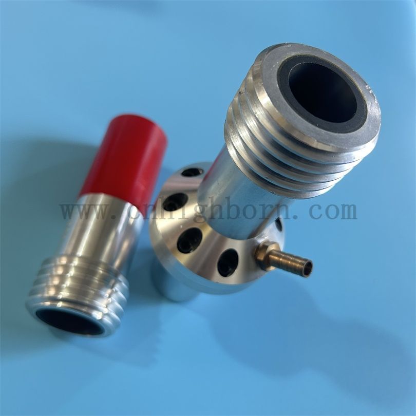 Buse de buse entières Buzle en céramique en carbure de silicium avec fermeture en métal 