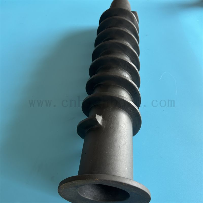 Résistance à la corrosion RBSIC Céramique Fileted Tube Sisic Silicon en carbure de carbure
