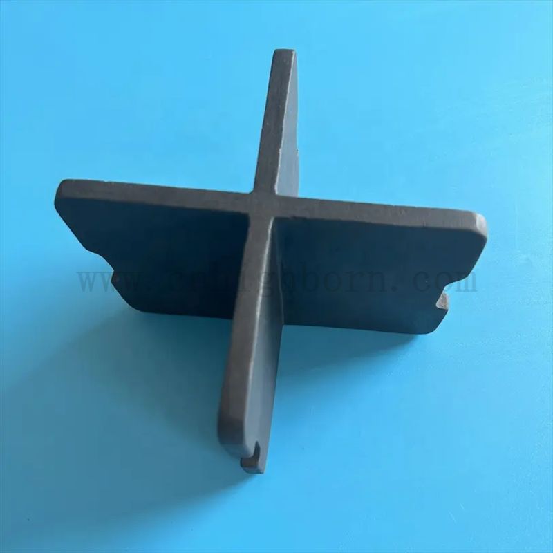 Pièces en céramique Sic en céramique SIC en céramique en carbure de silicium fritté.