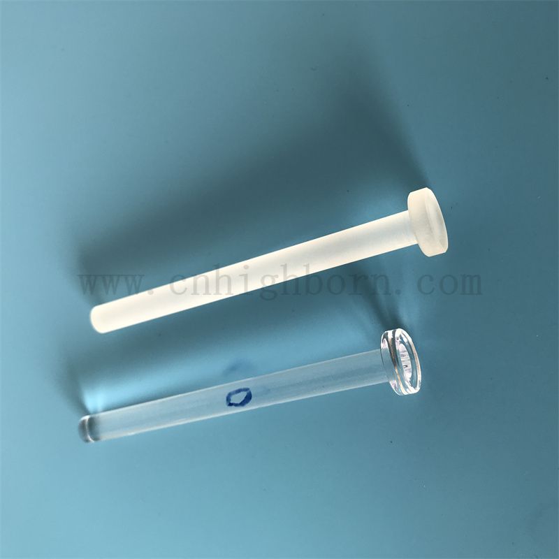 Résistance à la chaleur personnalisée fabricant de quartz barre de verre à barre de silice