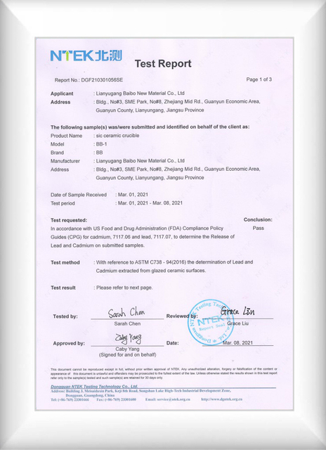 certificat de générateur d'ozone médical