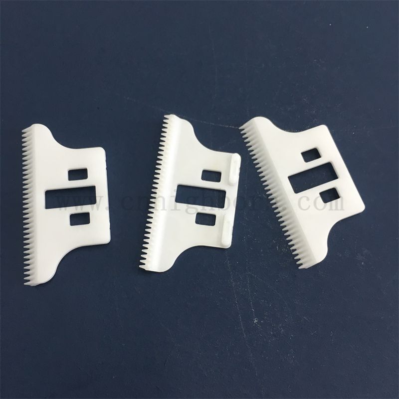 Résistance à l'usure Zirconi la lame céramique zro2 partie pour l'utilisation de la coupe de cheveux