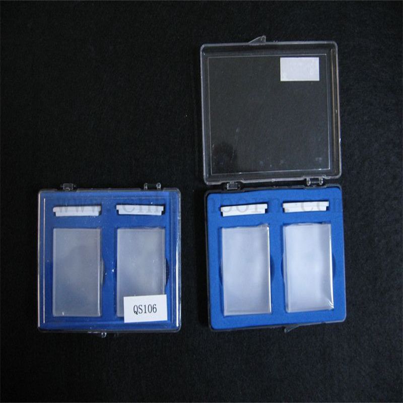 Côtés de haute précision 2 côtés transparents fusionnés ou collés Couve en verre à cellules à cellules standard avec une longueur de chemin de lumière 30 mm