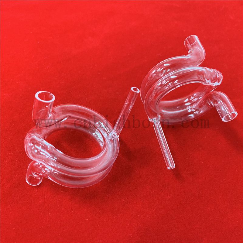 tube de quartz h&eacute;lico&iuml;dal 