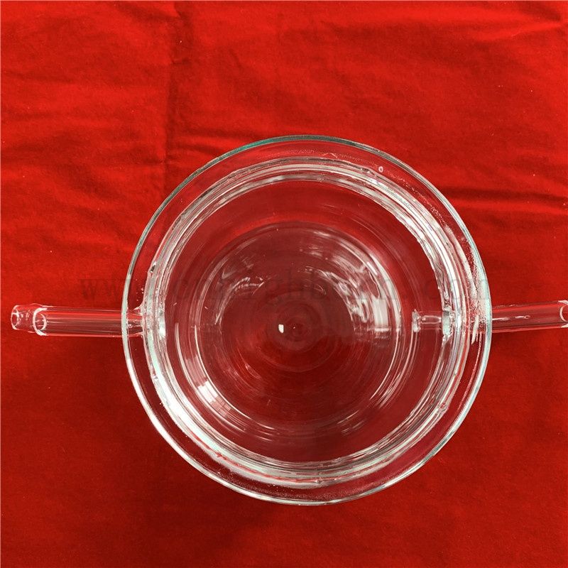 Tany de réaction de réacteur en verre de quartz personnalisé professionnel