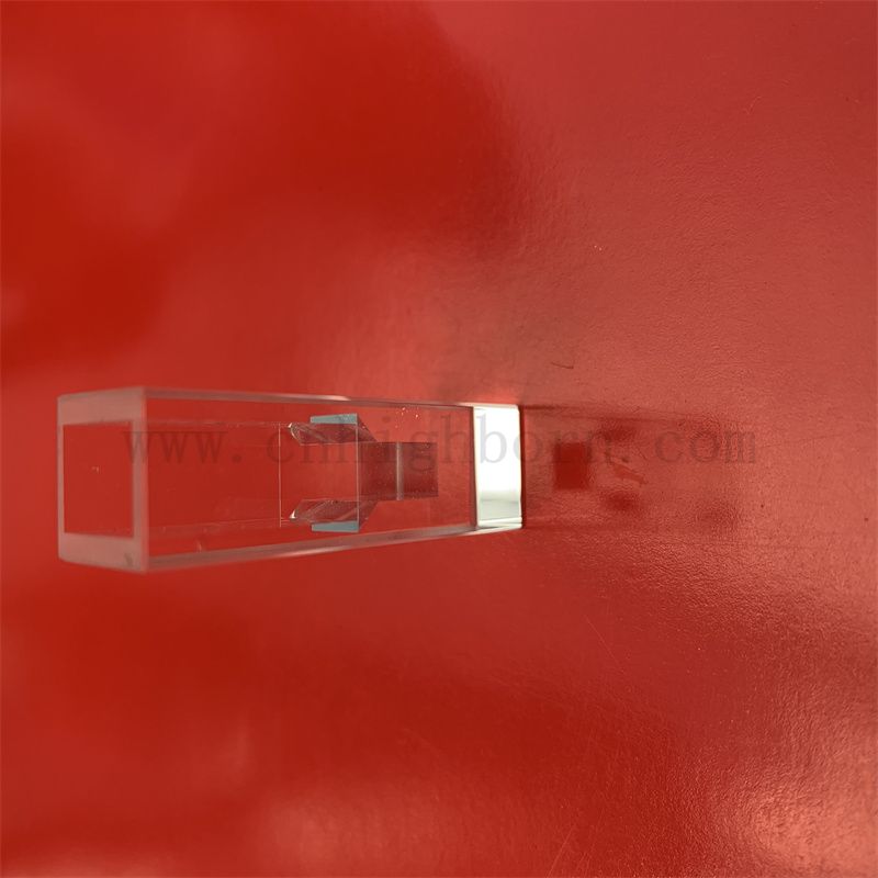 4 côtés CUVETTE DE VERRE DE QUARTZ SQUATE