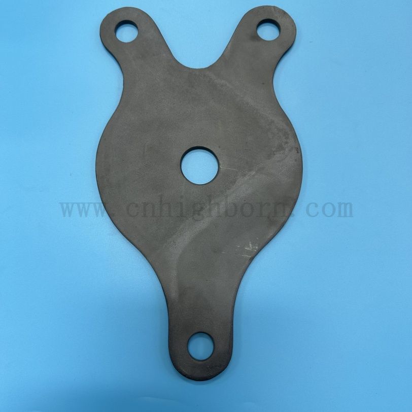 Plaque de réglage de meubles de four en forme de poisson en céramique de carbure de silicium SiC résistant à l'usure et aux chocs thermiques pour la cuisson de plaques/bols en céramique