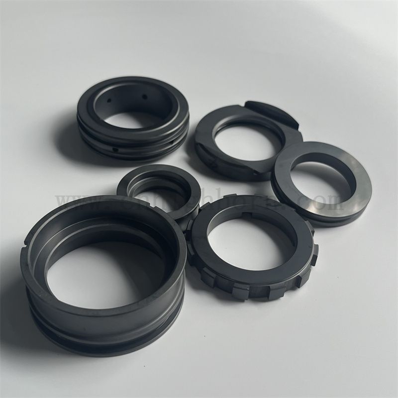 Bague d'étanchéité en céramique SIC pour bague en carbure de silicium