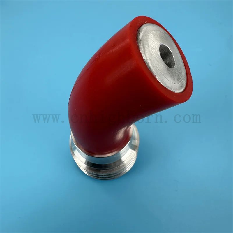 Buse Venturi de sablage en céramique en carbure de bore courbé à haute température de dureté B4C à 45 degrés