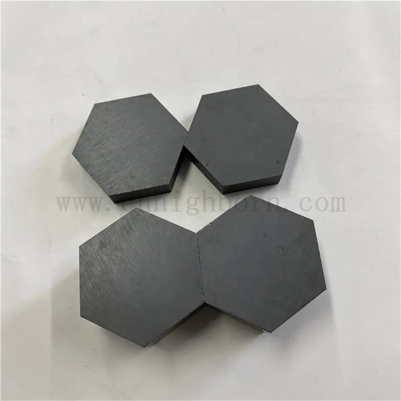 Carbure de bore hexagone personnalisé assiette pare-balles en céramique B4C Tile en céramique