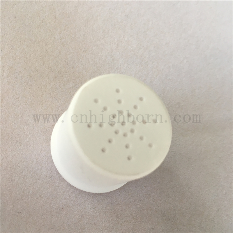 Crucible en alumine personnalisée avec des trous couvercle al2o3 Pot en céramique