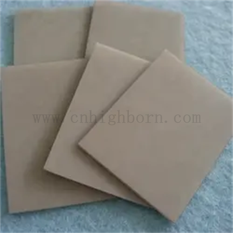 Haute conductivité thermique alumine nitrure céramique AIN Céramic thermor plaque rectangulaire