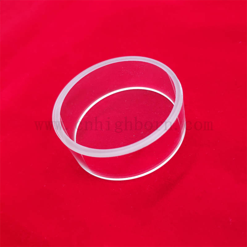 Cellules de quartz transparent pour les mesures de réflexion 12 ml de cellules en verre cylindrique spectrophotomètre rond CUVETTE Quartz