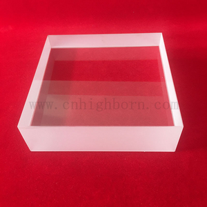 Dalles de verre optique fondues à quartz transparent transparent JGS2