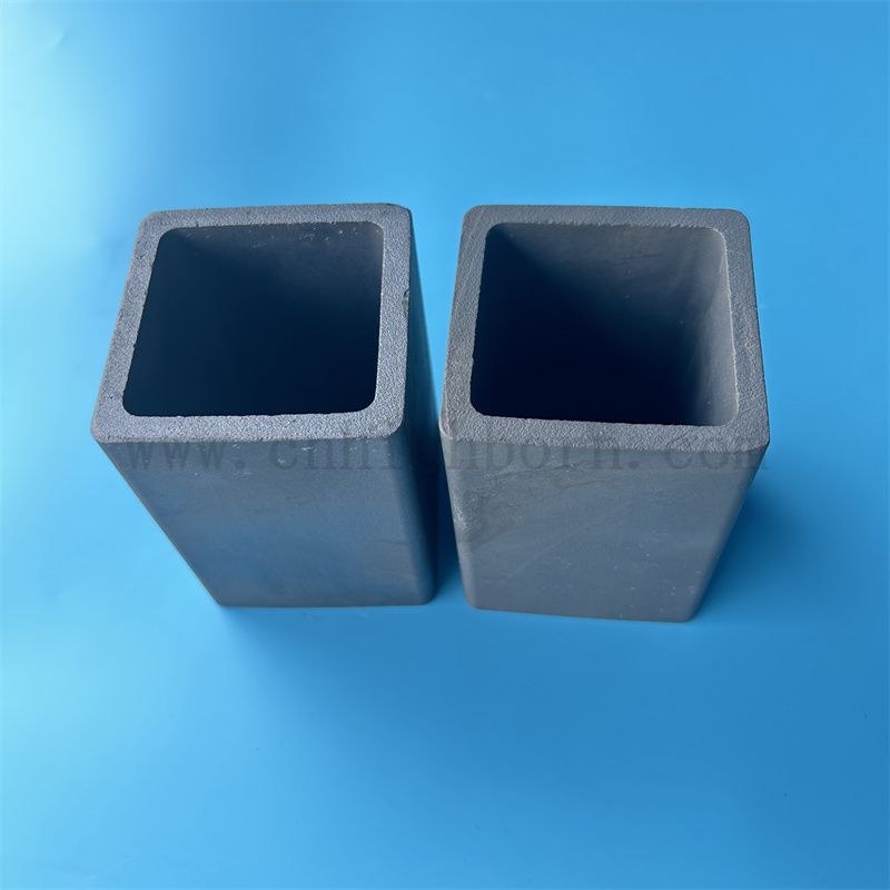 Tube carbure de carbure d'isolateur réaction de dureté haute réaction de pipette en céramique SIC