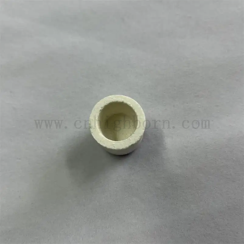 Pot de céramique Crucible Analyzer en porcelaine de soufre en carbone