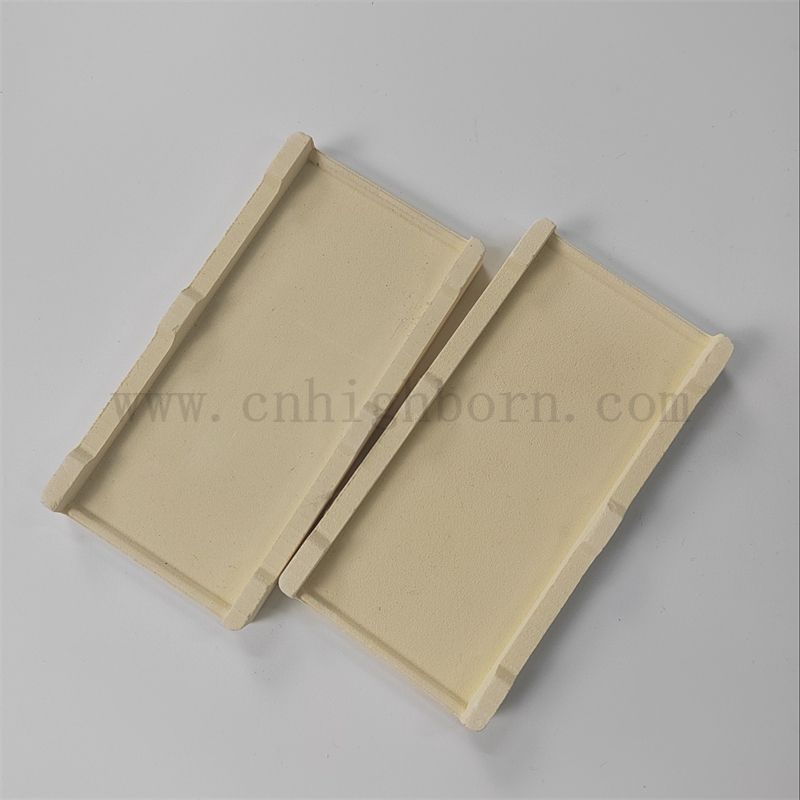Réfractaire Rectangulaire Zircone Ceramic Saggar Zro2 Ceramic Ceramic pour la fusion d'or