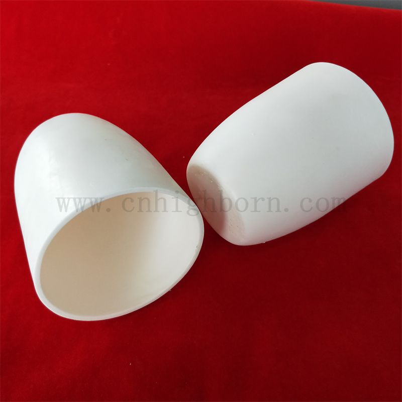 Alumine à haute température à haute température 99% AL2O3 Alumine Arc Ceramic Merting Crucible Pot pour le laboratoire