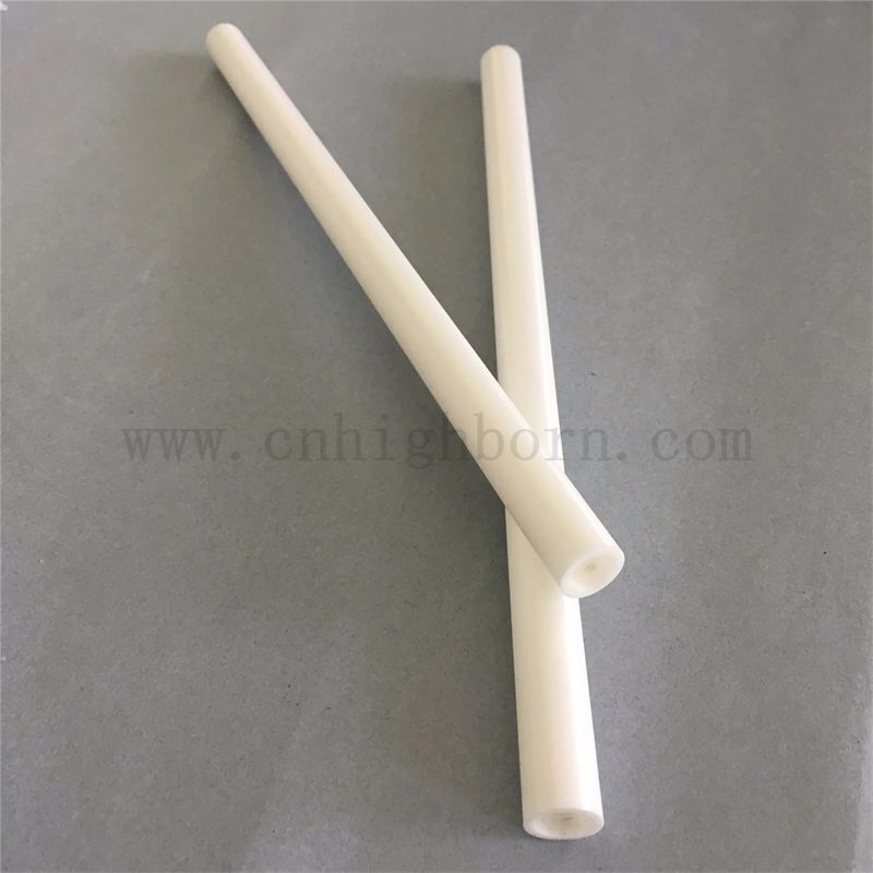 Yttrium stabilisé en surface polissage de zircone tube de dureté haute dureté zro2 tuyau en céramique