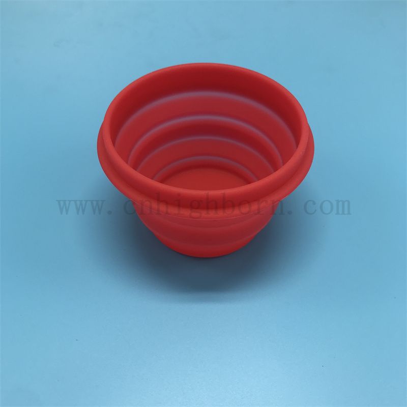 Bol de bol de pliage en caoutchouc portable de qualité alimentaire alimentaire