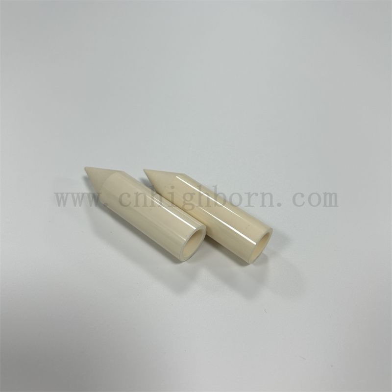 Piérison personnalisé tube en céramique Polied Alumine Machinery en céramique AL2O3