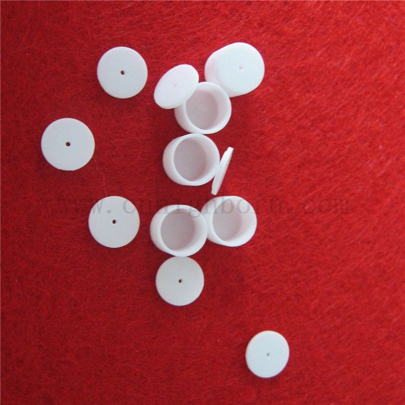 D6,8 x H4mm 99% AL2O3 Analyse thermique en céramique Crucible Alumine Chauffage de chauffage