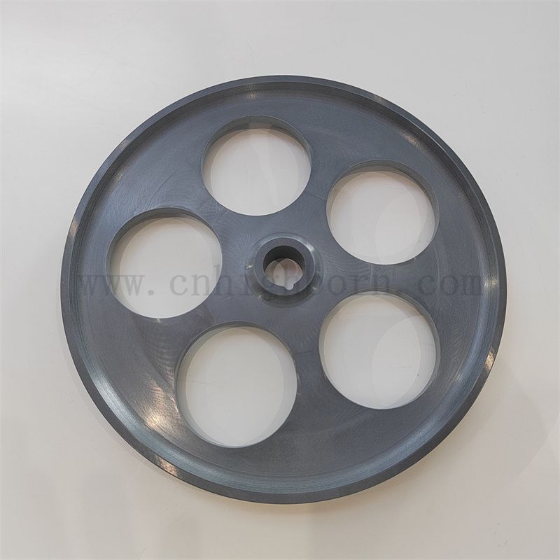 Bouclier thermique au nitrure de silicium Disc céramique SI3N4 Pièces en céramique pour le four d'hydrogénation
