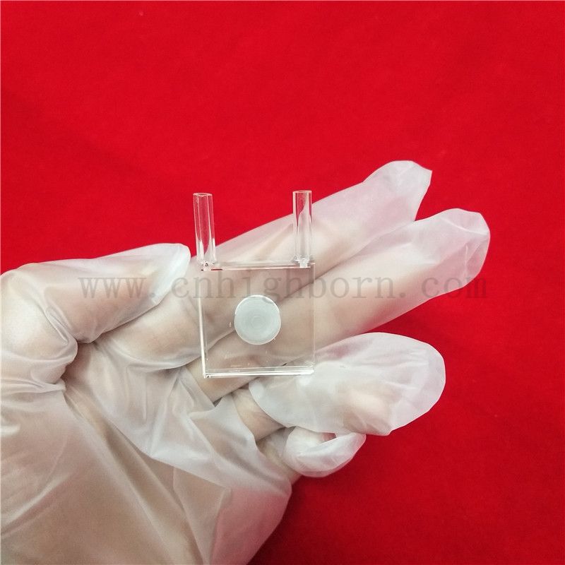  Instruments de recherche en laboratoire Analyseur de chimie réaction CUVETTE Quartz pour spectrophotomètre visible