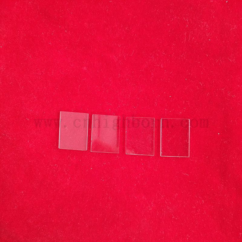  Feuille de verre à quartz de silice transparente à transmittance élevée pour instruments optiques