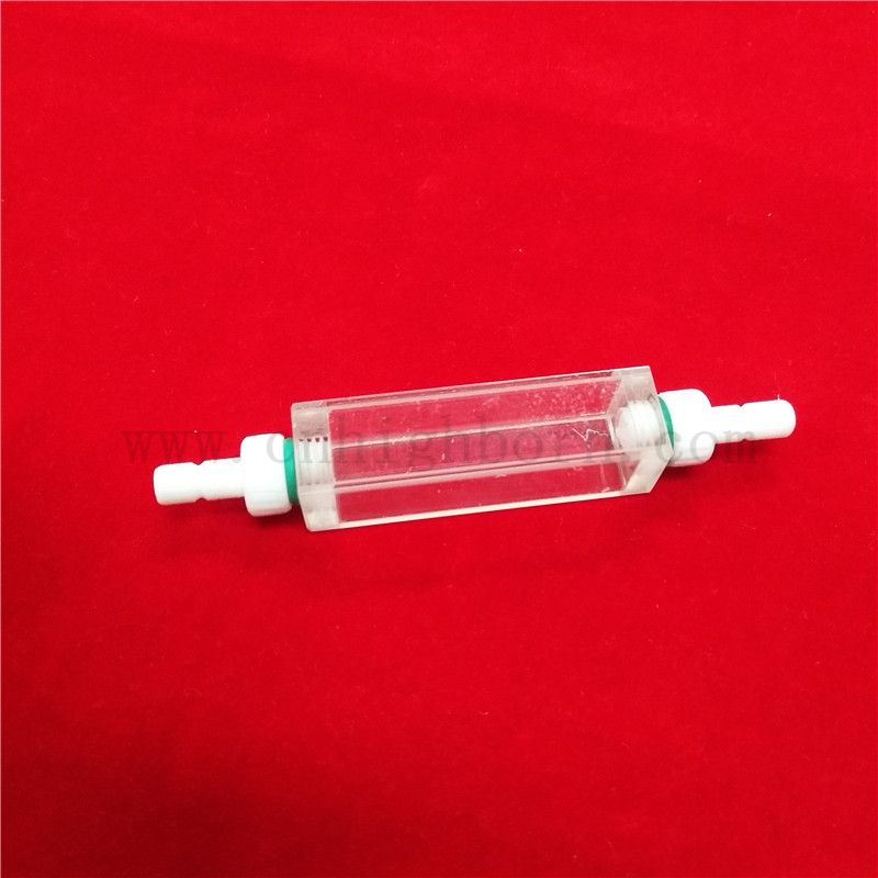Recherche de laboratoire Clearz en verre Cuvette de précision CUVECTE DE PRÉCISION POUR LE RECORT AVEC TIP DE CONNECTION