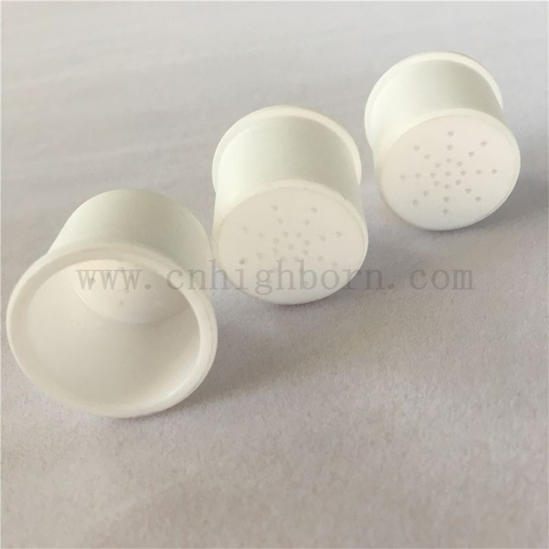 Bateau d'alumine de l'isolateur 95 de creuset d'analyse thermique du laboratoire Al2O3 avec le couvercle