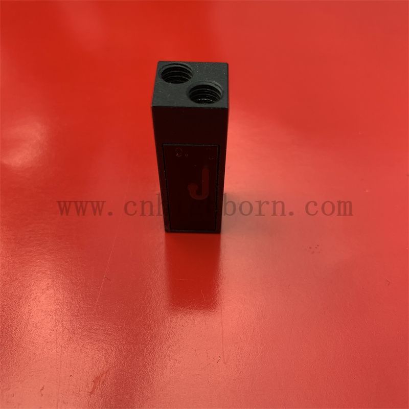 Cellule d'absorption de quartz semi-micro-cuvette noire mural cuvette en verre quartz