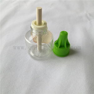 Bouteille de liquide anti-moustique électrique en matière plastique de 35ML, avec mèche en céramique poreuse à porosité réglable