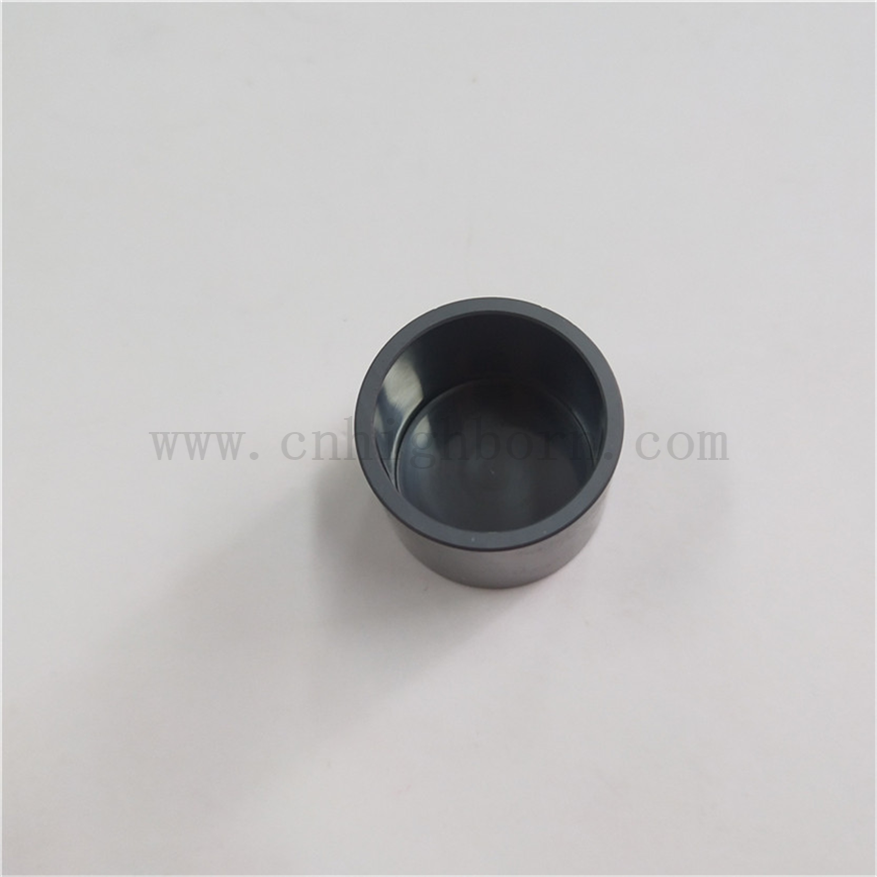 E-cigarette en silicium cylindrique en silicium Cerramic Crucible Sic Melting Pot