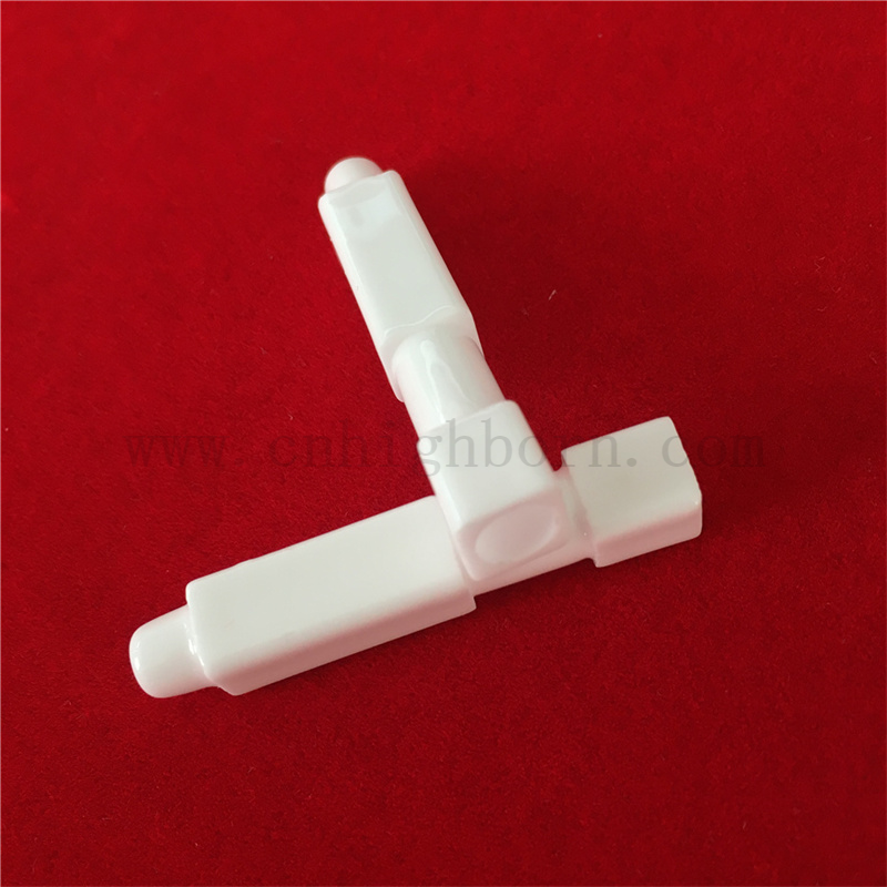 Alumine à gaz d'alumine glacée Allumage de tube d'électrode en céramique AL2O3 personnalisé