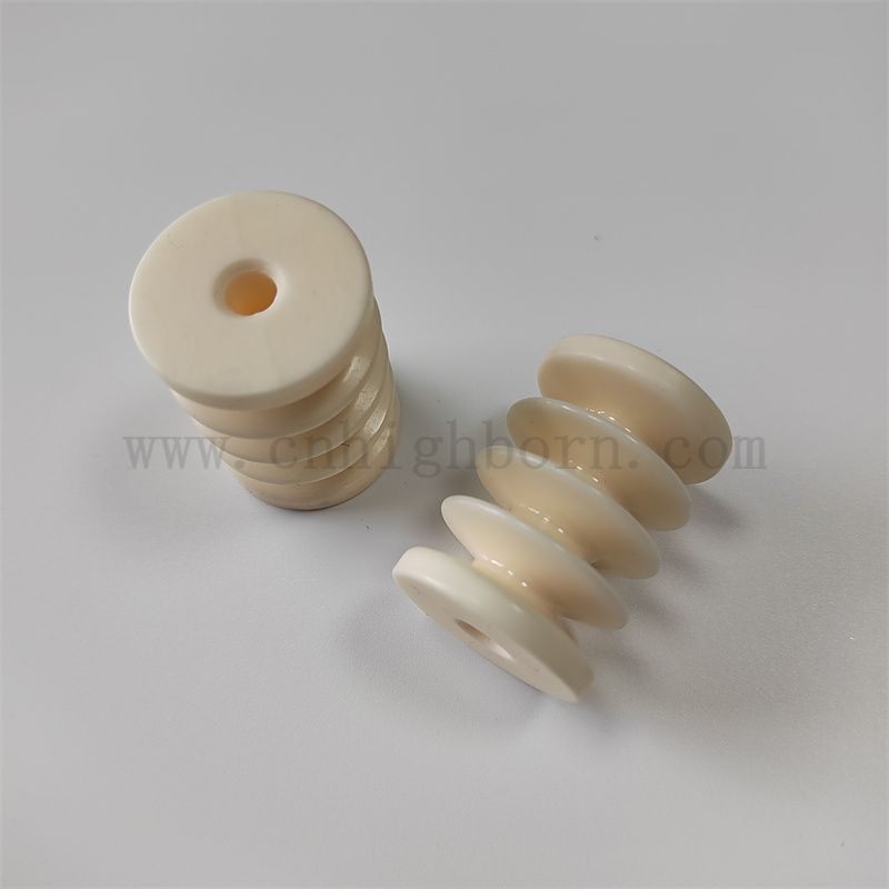 Textile en céramique en céramique Guide de fil à rouleau alumine en céramique Textile Machines de tapis