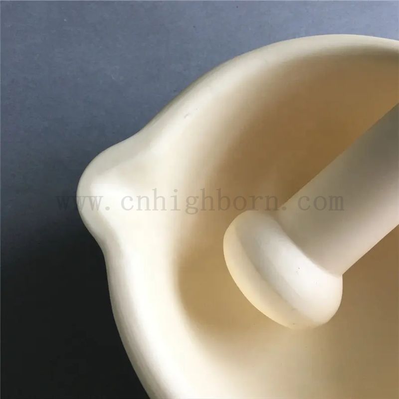 99% AL2O3 Mortier en céramique et pilon d'alumine Bol de broyage en porcelaine et canne pour laboratoire