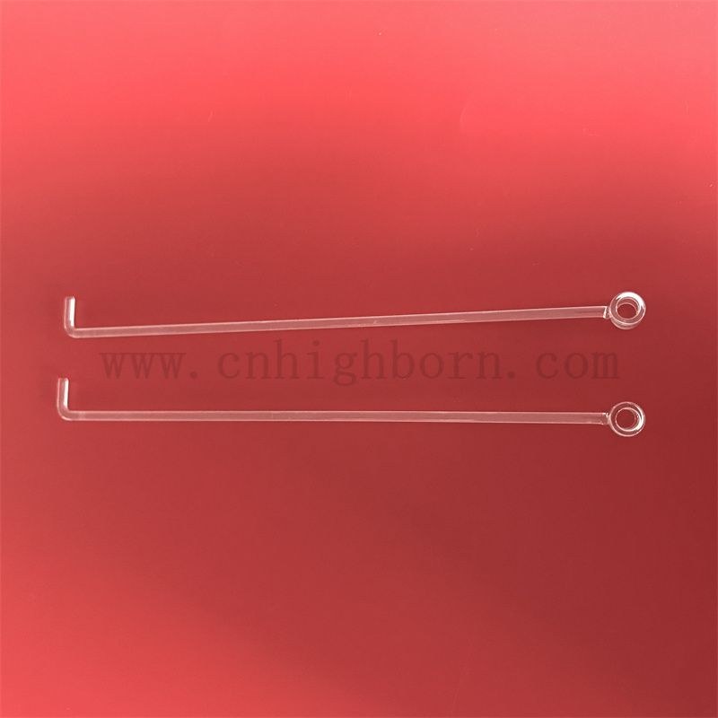 Tie en verre de silice de silice personnalisée transparente à transmission élevée
