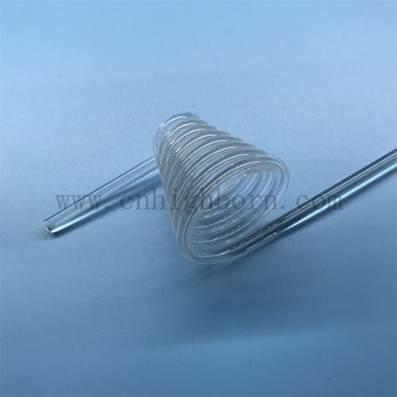 tube de quartz clair 