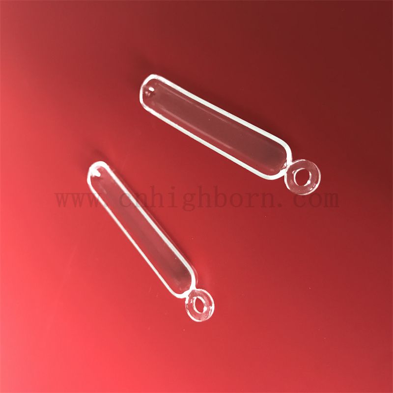  Résistance à la chaleur personnalisée transparent transparent en verre de quartz de silice fusionnée