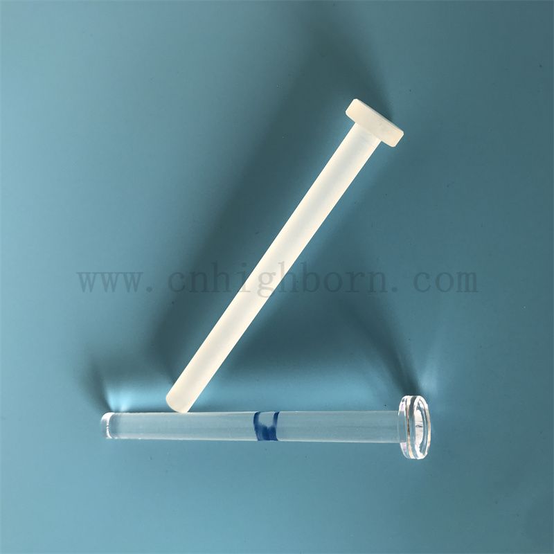 Résistance à la chaleur personnalisée fabricant de quartz barre de verre à barre de silice